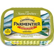 Parmentier sardines avec un filet d'huile d'olive vierge extra 135g