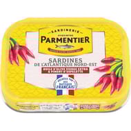 Parmentier sardines huile d'olive vierge extra & piment d'espelette 135g