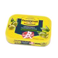Parmentier sardines fraîcheur extra label rouge huile d'olive vierge extra parmentier 135g
