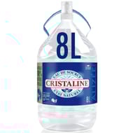 Cristaline eau de source plate la fontaine 8l