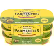 Parmentier sardine a l'huile d'olive 3x55g