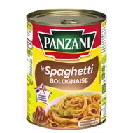 Panzani spaghetti bolognaise - viande bovine francaise - plat cuisiné 1 personne 400g