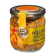 Lune de miel pollen en pelotes pot verre 250 g