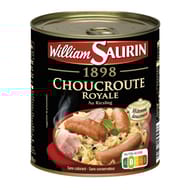 William saurin 1898 choucroute royale au riesling - plat cuisiné 800g