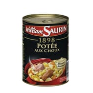 William saurin 1898 potée aux choux porc et saucisse de porc fumée - plat cuisiné 420g