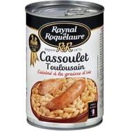 Raynal et Roquelaure cassoulet toulousain cuisiné à la graisse d'oie - plat cuisiné 420g