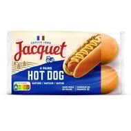Jacquet pains hot dog x4 240g
