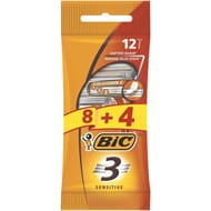 Bic rasoirs jetables masculin 3 lames x8 + 4 offerts