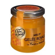 Lune de Miel miel et gelée royale pot verre 250g