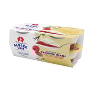 Alsace Lait fromage blanc à la vanille naturelle sur lit de framboise 4x125g 2.3%mg