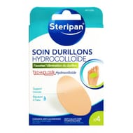 Steripan footcare soin durillons hydrocolloïdes x4