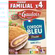 Le Gaulois cordon bleu poulet x4 400g