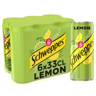Schweppes lemon boite slim 6x33cl