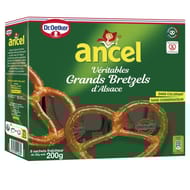 Ancel grands bretzels d'Alsace sachet individuel 200g