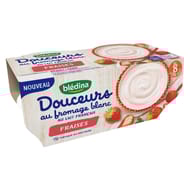 Blédina douceur au fromage blanc fraise 4x100g dès 8 mois