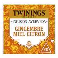 Twinings infusion ayurdveda gingembre citron miel x20 32g