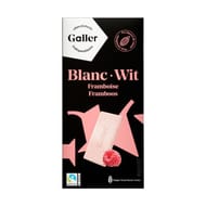 Galler chocolat blanc framboise 80g