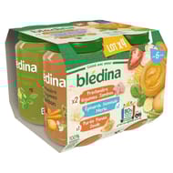 Bledina pots légume jambon semoule merlu purée panais dinde 4x200g dès 6 mois