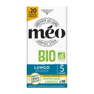 Méo capsules bio décafeiné home compost x20 106g