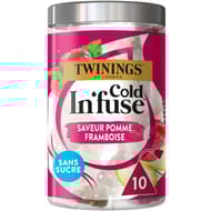 Twinings cold infuse pomme framboise x10 - 25g