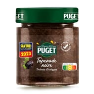 Puget tapenade noire pointe d'origan 120g