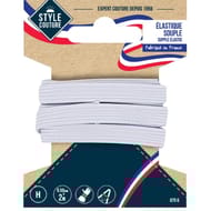 Elastic souple blc 6.5mm x 3m5 Style Couture