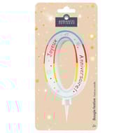 Bougie maxi chiffre n°0