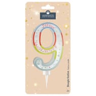 Bougie maxi chiffre n°9