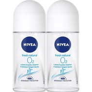 Nivea déodorant bille fresh natural lot x6 50ml