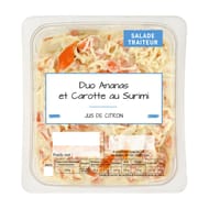Duo d'ananas et de carottes au surimi 800g