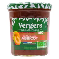 Vergers des Alpilles confiture extra bio abricot 370g