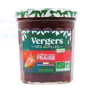 Vergers des Alpilles confiture extra bio fraise 370g