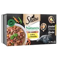 Sheba nature's collection barquettes coffret à la volaille en sauce 2