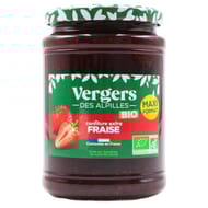 Verger des alpilles confiture bio fraise 750g