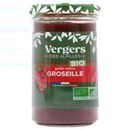 Vergers des alpilles gelée extra groseilles bio 310g