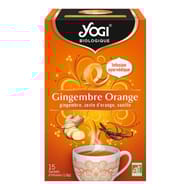 Yogi infusion gingembre orange bio 15 sachets 27g