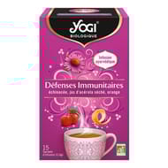 Yogi infusion défenses immunitaires bio 15 sachets 30g
