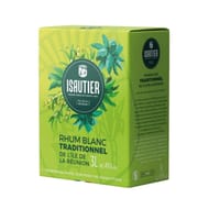 Isautier rhum blanc traditionnel bib 300cl 49%vol