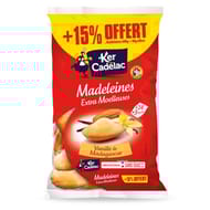 Ker Cadelac madeleines extra moelleuses vanille de madagascar 600g + 15% offert