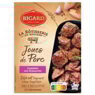 Joue de porc cuite et sa sauce aux échalotes 400g Bigard