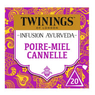 Twinings infusion ayurveda poire miel cannelle x20 36g