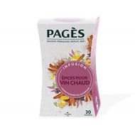 Pages preparation aromatisee vin chaud 20 sachets
