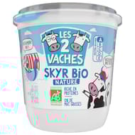 Les 2 Vaches skyr bio nature 825g