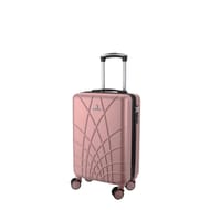 Valise rigide 48cm Cassiopée rose pêche