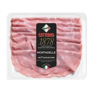 Citterio 1878 mortadelle sans gluten et protéines de lait mini 7 tranches 120g