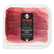 Citterio jambon cru 1878  sans gluten,sans protéines de lait,sans conservateurs mini 5 tranches 80g