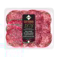 Citterio 1878 salami sans gluten et protéines de lait mini 12 tranches 80g