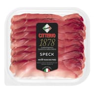 Citterio speck 1878 sans gluten et proteines de lait mini 8 tranches 80g