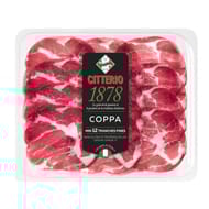 Citterio coppa 1878 sans gluten et protéines de lait mini 12 tranches 80g