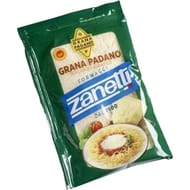 Zanetti grana padano aop râpé sachet 28.4%mg 100 g
